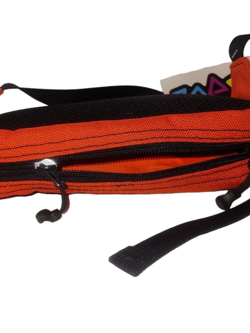 Neon Climbing Co Fanny Pack Hip Sack Small Orange Gray Green Adjustable 8x5" New - Picture 7 of 8